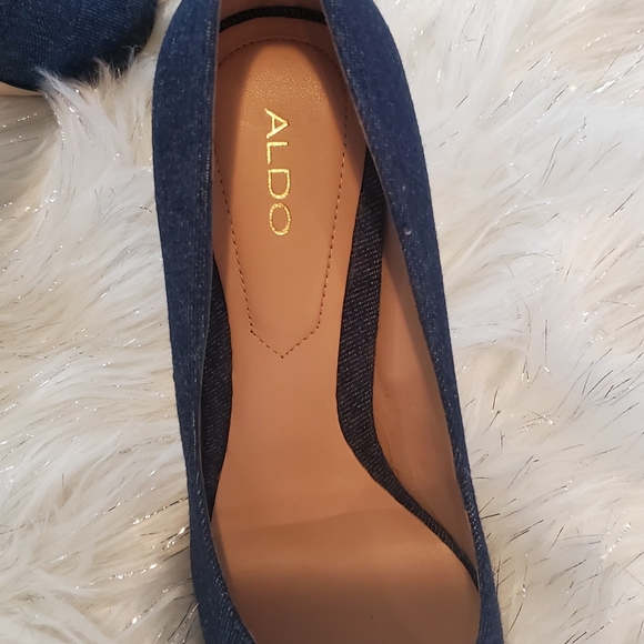 New denim Aldo high heel shoes - Picture 9 of 11